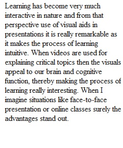 Module 5 - Visual Aids in Presentations Discussion Post